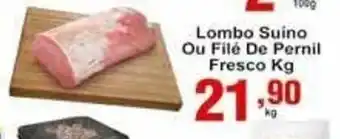 Rossi Supermercado Lombo Suino Ou File de Pernil Fresco 1kg oferta