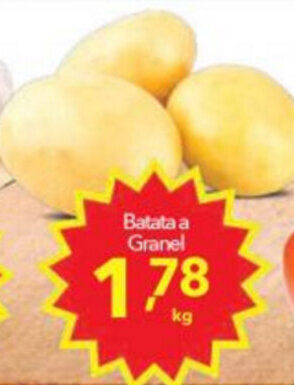 Lopes Supermercados Batata a Granel 1kg oferta