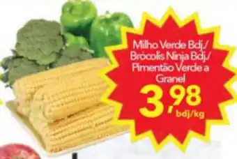 Lopes Supermercados Milho Verde Bdj./ Brocolis Ninja Bdj/ Pimentao Verde a Granel oferta