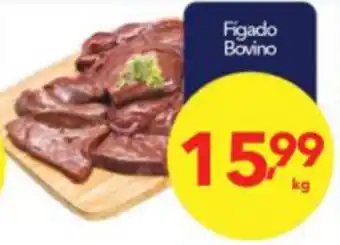 Lopes Supermercados Figado Bovino 1kg oferta