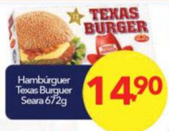 Lopes Supermercados Hamburguer Texas Burguer Seara 672g oferta