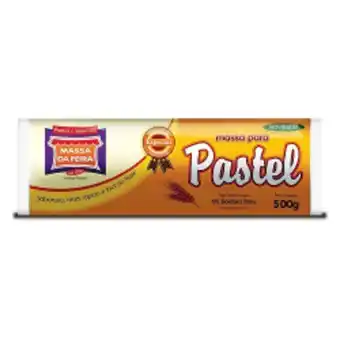 Massa para pastel da feira gourmet rolo 500g