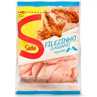 Mambo Filezinho de frango congelado sadia 1kg oferta