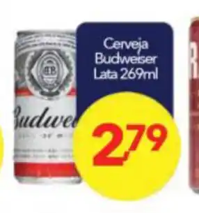 Lopes Supermercados Cerveja Budweiser 269ml oferta