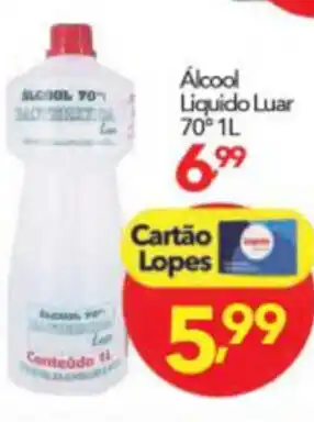 Alcool Liquido Luar 70 1L