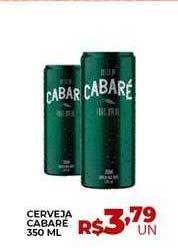 Supermercados Myatã Cerveja cabare oferta