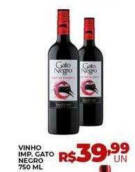 Supermercados Myatã Vinho imp. gato negro oferta