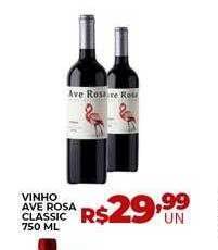 Supermercados Myatã Vinho ave rosa classic oferta