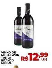 Supermercados Myatã Vinho de mesa favin tinto - branco oferta