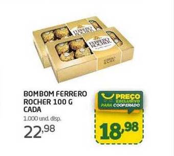 Cooper Bombom ferrero rocher cada oferta