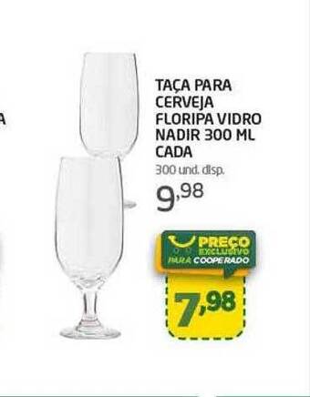 Cooper Taça para cerveja floripa vidro nadir cada oferta