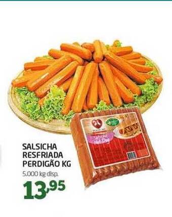 Cooper Salsicha resfriada perdigão kg oferta