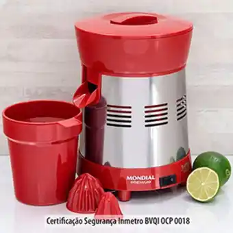Espremedor de frutas mondial premium e-24