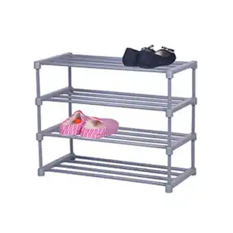Sapateira 12 pares cinza - home space