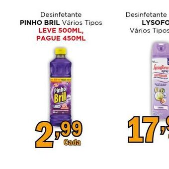 Supermercados Mundial Desinfetante oferta