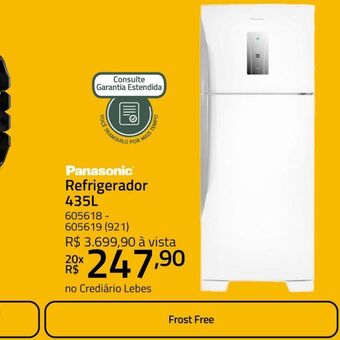 Lojas Lebes Refrigerador oferta