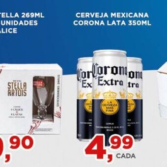 Supermercados Mundial Cerveja oferta