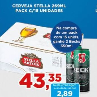 Supermercados Mundial Cerveja oferta