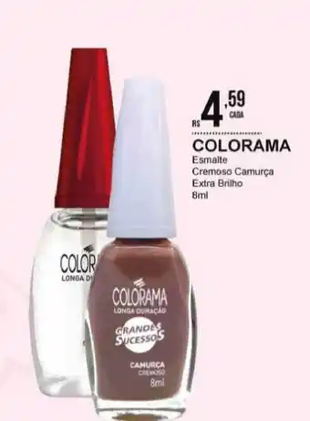 Maxxi Econômica Farmácias Colorama Esmalte Cremoso Camurça Extra Brilho 8ml oferta
