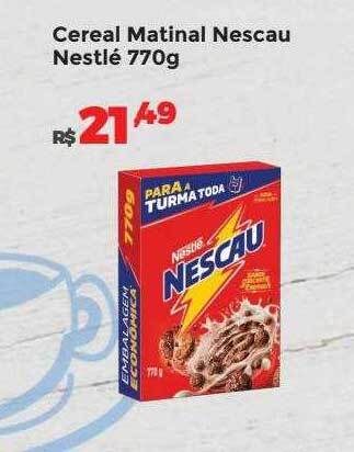 Villarreal Supermercados Cereal matinal nescau nestlé oferta