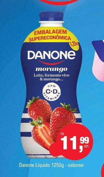 Supermercados Alvorada Danone líquido sabores oferta