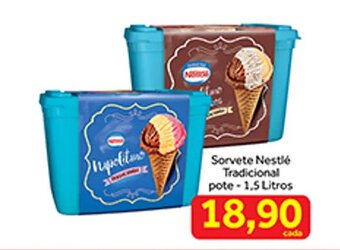 Shibata Supermercados Sorvete Nestle Tradicional pote 1.5L oferta