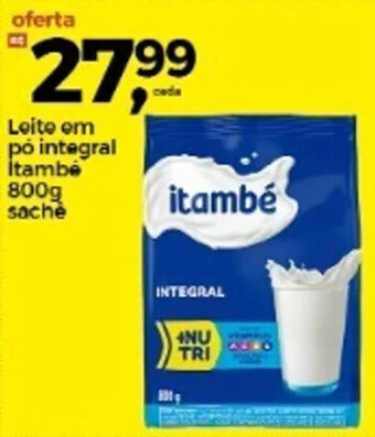 Frangolândia Leite em po integral Itambe 800g sache oferta