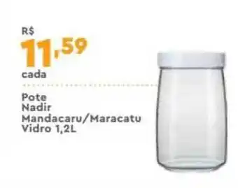 Pote Nadir Mandacaru Maracatu Vidro 1.2L