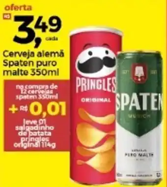 Frangolândia Cerveja Alema Spaten Puro Malte 350ml oferta