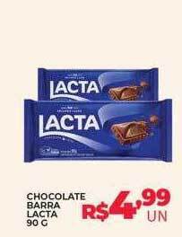Supermercados Myatã Chocolate barra lacta oferta