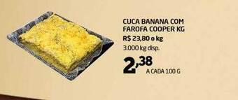 Cooper Cuca banana com farofa cooper kg oferta