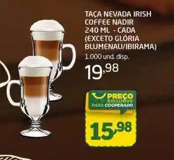 Cooper Taça nevada irish coffee nadir - cada oferta