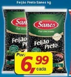 Supermercados Guanabara Feijao Preto Sanes 1kg oferta
