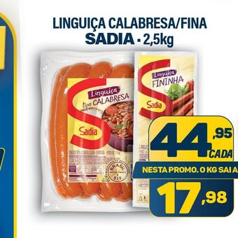 Dom Atacadista Linguiça calabresa oferta