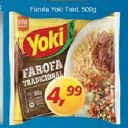 Supermercados Guanabara Farofa Yoki Trad. 500g oferta
