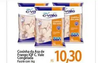 Atacadão Coxinha da asa de frango iqf c vale congelada oferta