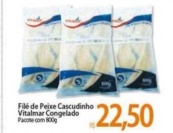 Atacadão Filé de peixe cascudinho vitalmar congelado oferta