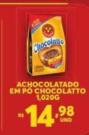 Atacadão Centro Sul Achocolatado em pó chocolatto oferta