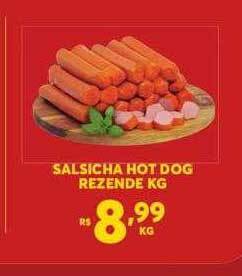 Atacadão Centro Sul Salsicha hot dog rezende oferta