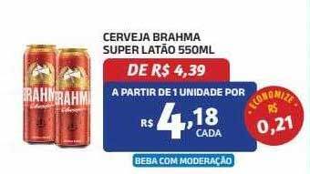 Bahamas Mix Cerveja brahma super latão oferta