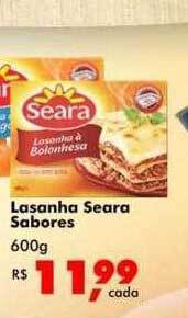 Big Box Lasanha seara sabores oferta