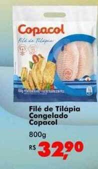 Big Box Filé de tilápia congelado copacol oferta
