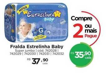 Farmácia Preço Popular Fralda estrelinha baby oferta
