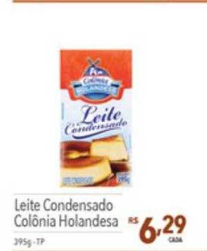 Leite condensado colônia holandesa