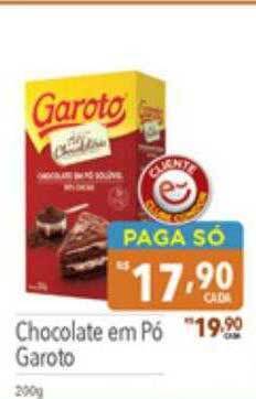 Supermercados Condor Chocolate em pó garoto oferta
