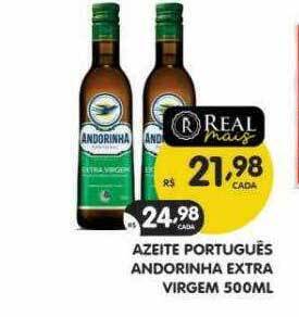 Supermercados Real Azeite português andorinha extra virgem oferta