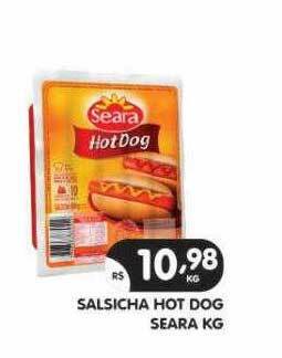 Supermercados Real Salsicha hot dog seara kg oferta