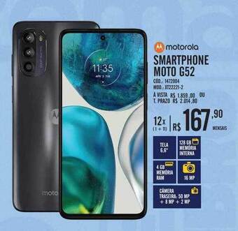 Zema Smartphone moto g52 motorola oferta