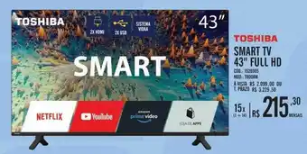 Zema Toshiba smart tv 43 oferta