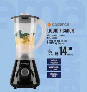 Zema Cadence liquidificador oferta